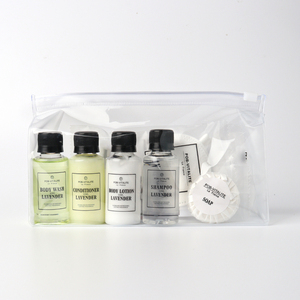 Kit de toilette d'hôtel jetable certifié FDA, mini-kit de voyage portable, ensemble d'articles de toilette d'hôtel de base de haute qualité pour <span class=keywords><strong>le</strong></span> nettoyage - Product Image 1
