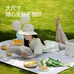 Beans Picnic <b>Mat</b> Rectangular Moistureproof Outdoor <b>Camping</b> Lawn Beach <b>Mat</b> All Seasons Use - Product Image 2