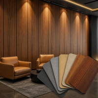 Panneau mural 3D en carbone cristallin et charbon de bambou pour revêtement mural intérieur, idéal pour la décoration des halls d'hôtel