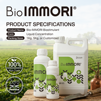 Pupuk Daun Cair Organik Ekstrak Ganoderma Lucidum Bio-IMMORI Biostimulan ODM Buatan Taiwan untuk Akar Tanah