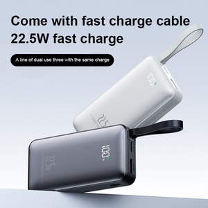 Batterie externe portable 10000 mAh PD22.5W avec affichage LED, haute capacité, entrée USB et charge rapide pour le voyage (vente en gros) - Product Image 3