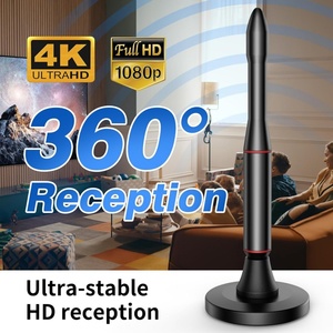 <span class=keywords><strong>Antena</strong></span> de TV digital inteligente ATSC 4K 1080P alta ganancia magnética HD interior y exterior frecuencias UHF y VHF longitudes de cable de 3M sin refuerzo - Product Image 3