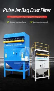 Dust Collector With Double Bags Dust Collector Air Filter