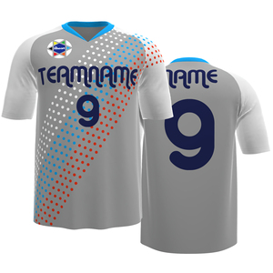 Set Personalizzato di Maglia e Pantaloncini da <span class=keywords><strong>Calcio</strong></span> ad Asciugatura Rapida, Divisa Sportiva per Squadre con Sublimazione - Product Image 3