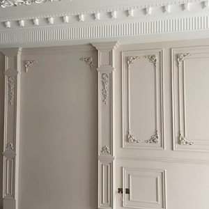 PU Material Factory PU Crown <strong>Moulding</strong> Custom Painting Wall Decorative Lines <strong>Flexible</strong> <strong>Moulding</strong> Interior Use - Product Image 3