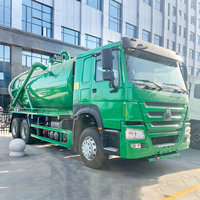 Camiones de Vacío para Aguas Residuales Sinotruck Howo 6X4 de Segunda Mano, Usados, de 15000L, 20000L, 25000L, 15M3, 20M3, 25M3, 10 Ruedas
