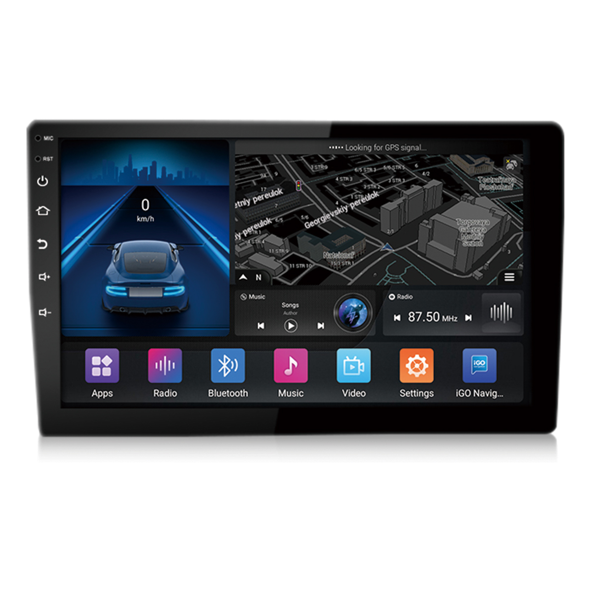 TS10 7862 10 Inch Android 10 Car Stereo, 4+64G, FM Radio, GPS, 2