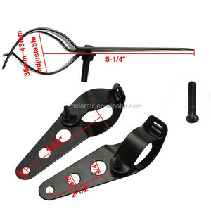 Motorefit 6.5 "pouces <span class=keywords><strong>rond</strong></span> noir mat <span class=keywords><strong>phare</strong></span> LED de <span class=keywords><strong>moto</strong></span> Hi Lo Beam avec support Cafe Racer <span class=keywords><strong>phare</strong></span> haute performance - Product Image 3