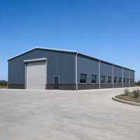 Entrepôt en structure acier préfabriquée sur mesure pour la construction minière à distance et le stockage de matériaux de projet