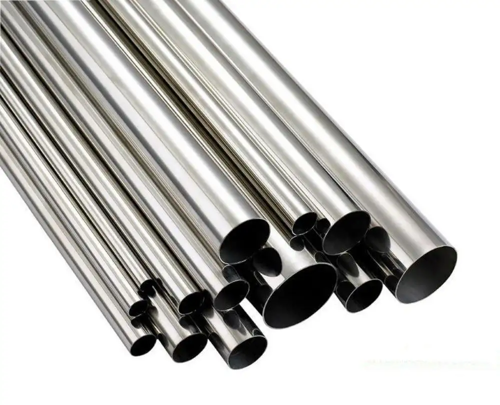 Hollow Iron pipes Welded 2 inch 60mm diameter 201 304 316 310s stainless steel material pipe tube for kitchen/construction