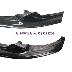 ลิ้นหน้าคาร์บอนไฟเบอร์ทรง EXOT สำหรับรถยนต์ BMW ซีรีส์ 2 รุ่น F22 Coupe/F23 Convertible ปี 2014-2020 - Product Image 3