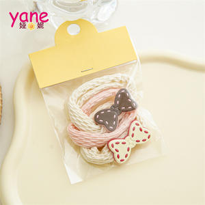 <span class=keywords><strong>3</strong></span> pz/set di fasce per capelli per ragazze versatili ad alta elasticità cravatte per capelli con coda di cavallo accessori per capelli - Product Image 5