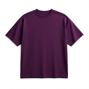 Organic Cotton Oversized Men's T-shirt Heavy Small Neckline Streetwear Custom <b>logo</b> Tshirt Screen Print Tshirt - Product Image 1