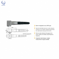 Accéléromètre étanche série SSR B IEPE, mini capteur de vibration piézoélectrique sous-marin 2-100mV/g +/-2500g, câble M3 IP68
