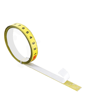 Metrisches Stahl-Gehrungsschienen-Maßband Selbstklebendes Skalenlineal 1m-5m für Tischsäge T-Schiene Holzbearbeitungswerkzeuge - Product Image 1
