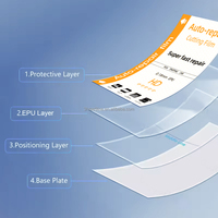 Protecteur d'écran en hydrogel souple mat 120*180 mm 5A TPUTPU, matériau souple 0,18 mm, pour machine de découpe