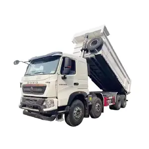 Caminhão basculante Sinotruk Howo 8x4 de 12 rodas para serviço pesado especial de mineração de areia e carga em África, 2024 anos