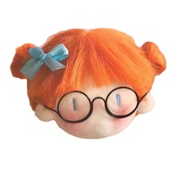 Nouvelle poupée en peluche mignonne et moelleuse à tête ronde, décoration polyvalente, jouet créatif, pendentif, cadeau de vacances, meilleurs amis, boîte colorée