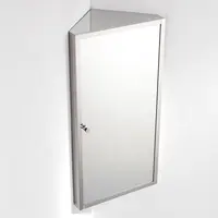 ติดผนังสามเหลี่ยมตู้ห้องน้ำกระจกตู้ห้องน้ำโต๊ะเครื่องแป้งมุมตู้กระจก7041