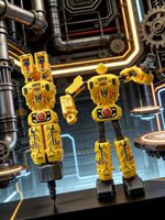 Pulpen Robot Transformasi yang Dirancang Secara Ergonomis, Sangat Cocok untuk Penggunaan di Kantor dan Sekolah, Hadiah untuk Perayaan dan Teman