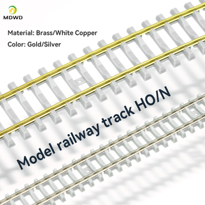 Kit de Vías de <span class=keywords><strong>Tren</strong></span> a <span class=keywords><strong>Escala</strong></span> HO 1:87 para Maquetas de Ferrocarriles, Dioramas y Accesorios de Bricolaje - Product Image 5