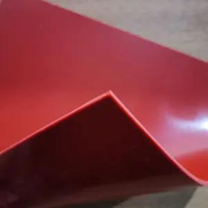 Folha de borracha de isolamento cr vermelho de 2mm de espessura