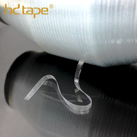 Bande élastique en TPU personnalisée OEM pour marque de vêtements, bande extensible transparente cousue dans les vêtements, usine certifiée Oeko-Tex 100