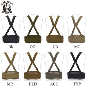 เสื้อกั๊กยุทธวิธีพร้อมเข็มขัด Molle ทำจากไนลอน 1000D สะดวกสบายสำหรับการต่อสู้ รูปทรงตัว H ปรับได้ พร้อมแผ่นรองนุ่ม - Product Image 6