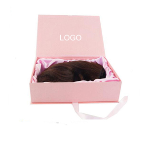 Boîte d'emballage pour perruques en carton rigide avec impression personnalisée du logo, boîte cadeau coulissante en papier - Product Image 1