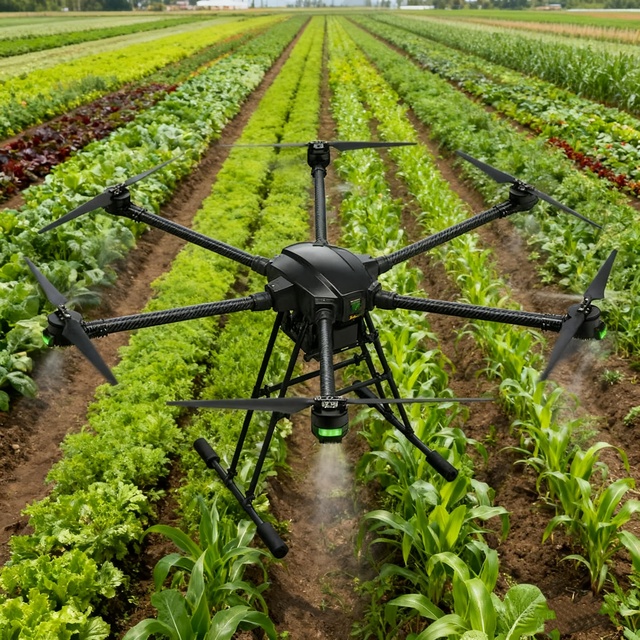Easyfly Waterproof Agricultural Spraying Drone Engine Pump High Capacity Farm Sprayer for Pesticide/Fertilizer Application App