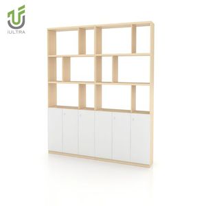 IULTRA Moderne Double Face Bibliothèque Diviseur Mural Grand Autoportant Bureau École Cloison Étagère Haute Bibliothèque Bibliothèque - Product Image 6