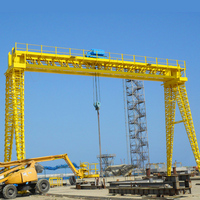 Grue à portique à structure en treillis à double faisceau de 10 tonnes et 20 tonnes