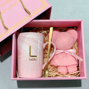 Juego <span class=keywords><strong>de</strong></span> Tazas <span class=keywords><strong>de</strong></span> Café <span class=keywords><strong>de</strong></span> Cerámica 3 en 1 con <span class=keywords><strong>Tapa</strong></span>, Cuchara y Caja <span class=keywords><strong>de</strong></span> Regalo, Aptas para Microondas y Lavavajillas, con Logotipo Personalizado para Regalos - Product Image 4