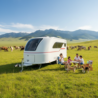Camping-cars, caravanes et maisons mobiles modernes, légères et en alliage d'aluminium pour le camping en plein air