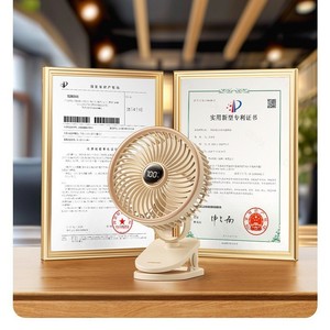 Jiletang <b>Mini</b> Clip Fan 90X90X25MM <b>USB</b> Rechargeable For Office Desk Cooling - Product Image 3