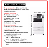 Impresora de oficina Canon usada reacondicionada para copiadora de color A3 multifuncional Canon C3530