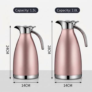 Custom logo Thermal Milk Tea <b>Coffee</b> Carafe Insulated Stainless Steel <b>Coffee</b> Carafe for Hot <b>Liquids</b> Vacuum Thermal Pot - Product Image 2
