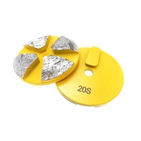 Disque de meulage abrasif diamant à liaison métallique avec 4 Segments pour meuleuse d'angle