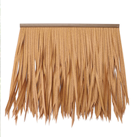 Tejas de Resina Sintética de PVC de Diseño Tradicional Moderno, Impermeables, Anti-UV, Resistentes al Fuego, Techo de Paja Sintética Duradero, Hierba Seca