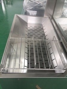 Estación de descarga de patatas fritas de alta calidad, calentador fiable de patatas fritas, lámpara de calefacción, estación de tallado para patios de comida - Product Image 5