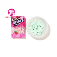 OEM Custom Round Shape Cool Mint Candies Colorful Sweets Fruit Flavor Sugar Free Cold Mint Press Tablet Hard Candy