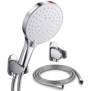 Cabezal <span class=keywords><strong>de</strong></span> <span class=keywords><strong>Ducha</strong></span> <span class=keywords><strong>de</strong></span> Alta Presión con Flujo Ajustable, Montaje en Pared, Artichoke-SREWOHS Antical, Ahorro <span class=keywords><strong>de</strong></span> Agua, Extraíble, 5 Modos, para Baños - Product Image 2