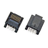 Conector Modular RJ45 de 8 Pines 8P8C para PCB, Macho/Hembra, Audio, Video, Ethernet, Molex, Negro, China