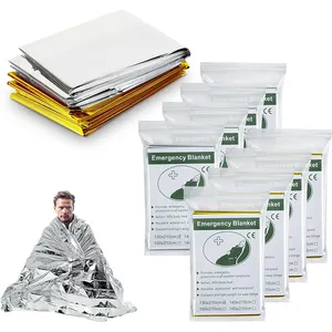 Light Weight First Aid Rescue Sheet Safe Emergency Foil Thermal Waterproof Blankets Mylar