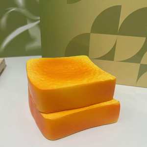 Jouet sensoriel anti-stress à presser, à rebond lent, en forme de nourriture simulée (pain, gâteau), avec parfum et texture douce, <span class=keywords><strong>Yoyo</strong></span> Sauce Blind - Product Image 5