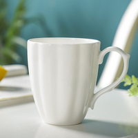 Tasses à café en céramique blanche de qualité supérieure, design personnalisé, à prix abordable, pour la maison