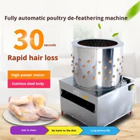 Machine à plumer la volaille en acier inoxydable, épileuse automatique de plumes de poulet pour abattoir et ferme