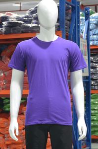 เสื้อยืดคอตตอนแท้ 100% นุ่มพิเศษ น้ำหนัก 220 กรัม สีพื้น คุณภาพสูง เป็นมิตรกับสิ่งแวดล้อม สำหรับผู้ชายและผู้หญิง ลดราคาจากโรงงาน - Product Image 6