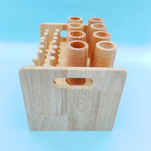 Wholesale <b>Musical</b> <b>Instruments</b> Wooden Double Sound Tube Sets With Storage Box Percussion for Kids Music Teaching AIDS - Product Image 4