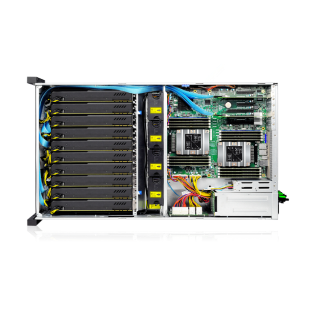 Hot Selling Rack Chassis Gpu Server Case Gooxi RMC4104-790-HTF 10*full-height GPU Cards 1+1 Redundant PSU Stock